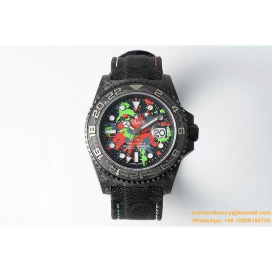 GMT Master II DIW 40mm Num FC/NY Motley/Dot DIWF A3285
