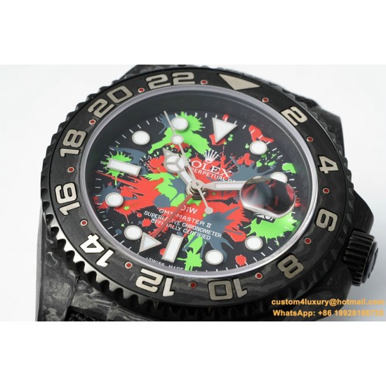 GMT Master II DIW 40mm Num FC/NY Motley/Dot DIWF A3285
