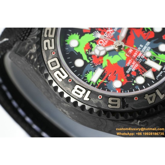 GMT Master II DIW 40mm Num FC/NY Motley/Dot DIWF A3285