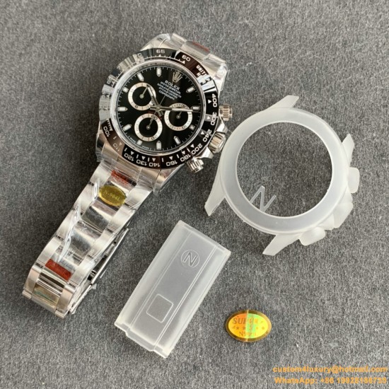 Daytona 126500 40mm SS/SS Black Dial NOOB SH4130 Super Clone
