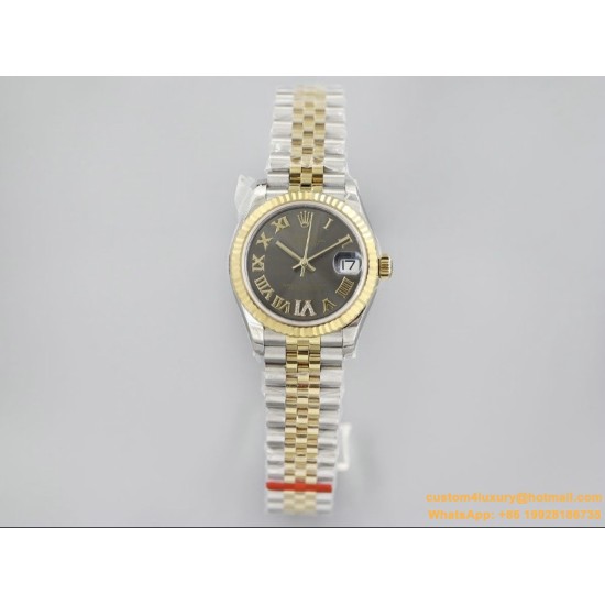 Datejust 278273 31mm Jub Dia YG/SS Grey/Rmn EWF A2236
