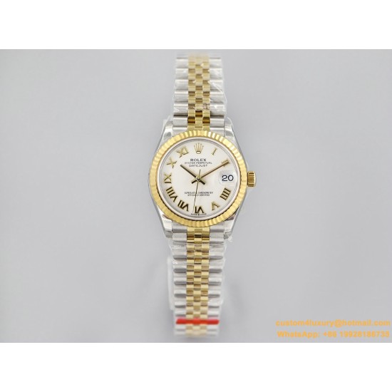 Datejust 31mm 278273 SS/RG White/Rmn EWF MY8215