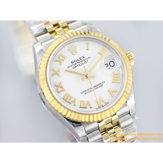Datejust 31mm 278273 SS/RG White/Rmn EWF MY8215