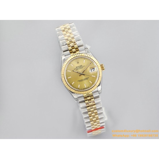 Datejust 278273 31mm Jub YG/SS Yellow Gold Dial EWF A2824