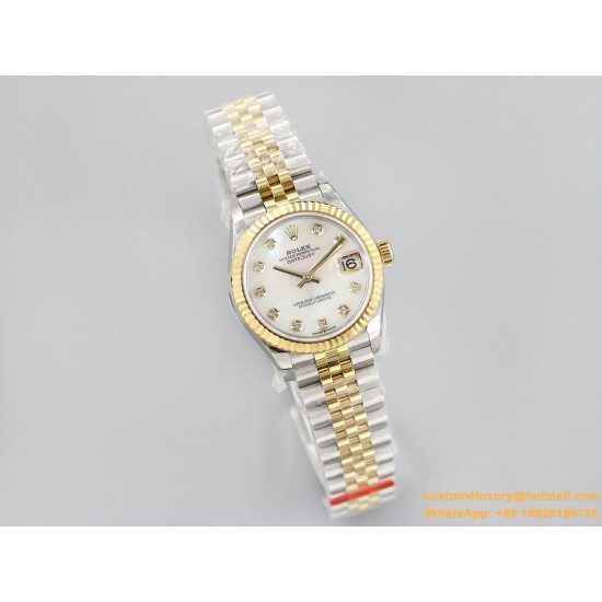 Datejust 31mm 278273 YG/SS Silver/Dia EWF MY8215