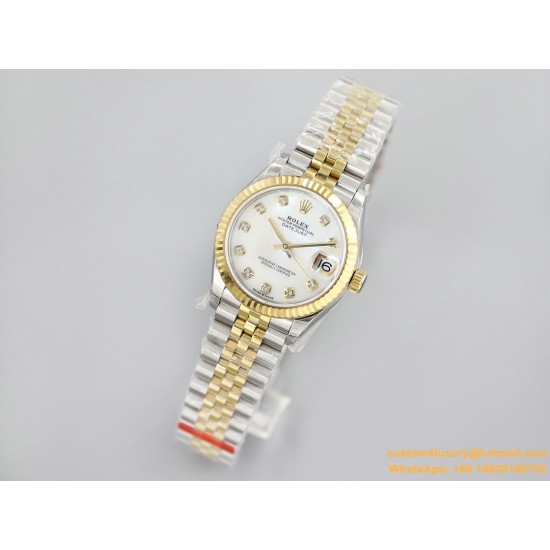 Datejust 31mm 278273 YG/SS Silver/Dia EWF MY8215