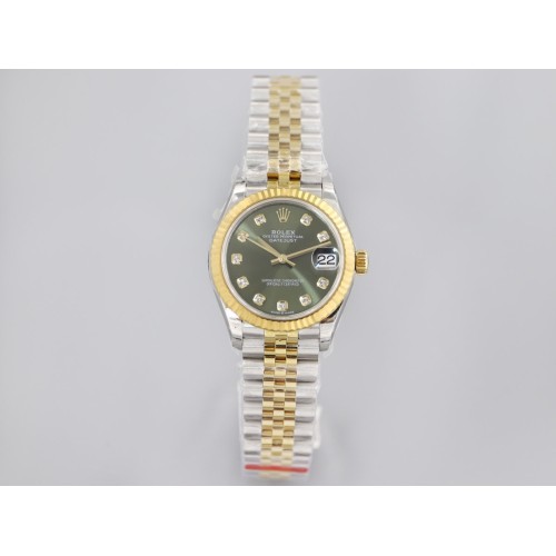 Datejust 178313 31mm Jub YG/SS Green/Dia EWF A2824