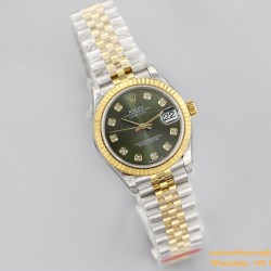Datejust 178313 31mm Jub YG/SS Green/Dia EWF A2824
