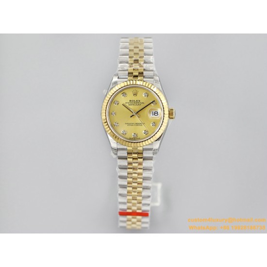 Datejust 31mm 278273 YG/SS Gold/Dia EWF MY8215
