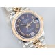 Datejust Ladies 31mm Jubilee RG/SS Blue/Rmn EWF A2671