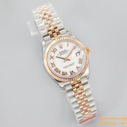 Datejust 278271 31mm Jub SS/RG White/Rmn EWF A2824