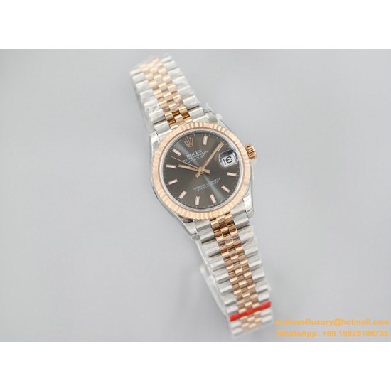 Datejust 278273 31mm Jub RG/SS STK Grey Dial EWF A2824