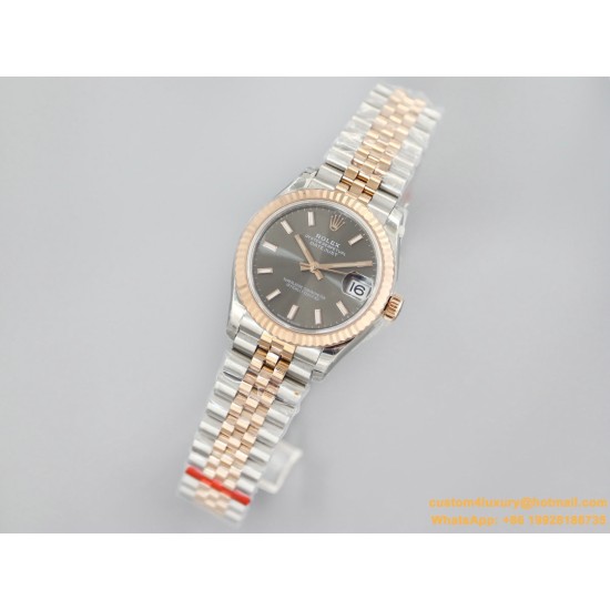 Datejust 278273 31mm Jub RG/SS STK Grey Dial EWF A2824