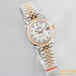 Datejust 278271 31mm Jub RG/SS  White/Dial EWF A2824