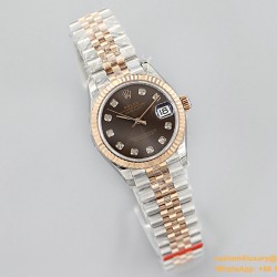 Datejust 278271 31mm Jub RG/SS Brown/Dia EWF A2824