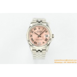 Datejust 278274 31mm Jub SS/SS Pink/Rmn EWF A2824