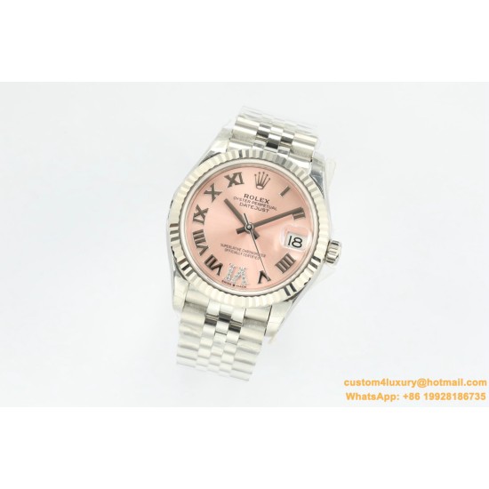 Datejust 278274 31mm Jub SS/SS Pink/Rmn EWF A2824