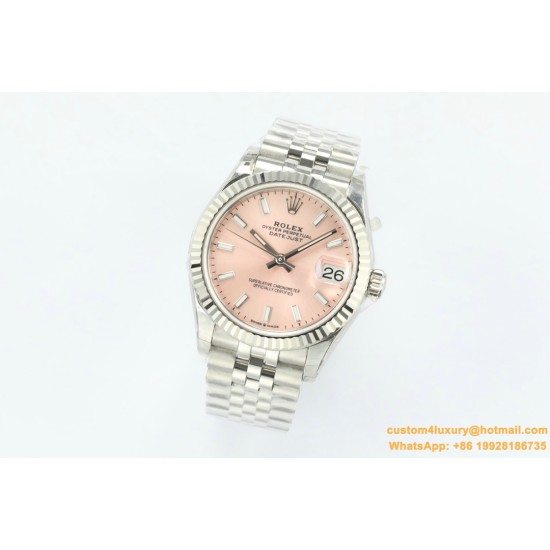 Datejust 278274 31mm Jub SS/SS Pink/Stk EWF A2236