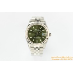 Datejust 278274 31mm Jub SS/SS Green/Stk EWF A2824