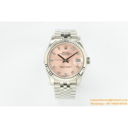 Datejust 278274 31mm Jub SS/SS Pink/Dia EWF A2824