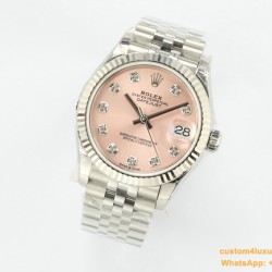 Datejust 278274 31mm Jub SS/SS Pink/Dia EWF A2824