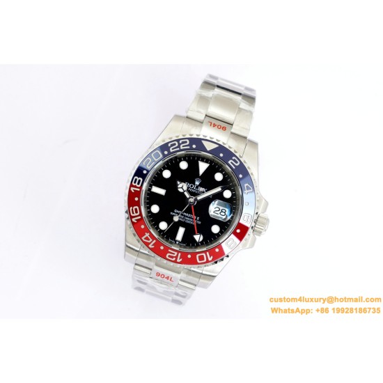 GMT Master II 126710 Pepsi 40mm Oys SS/SS Red/Blue EWF V2 VR3285