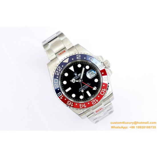 GMT Master II 126710 Pepsi 40mm Oys SS/SS Red/Blue EWF V2 VR3285
