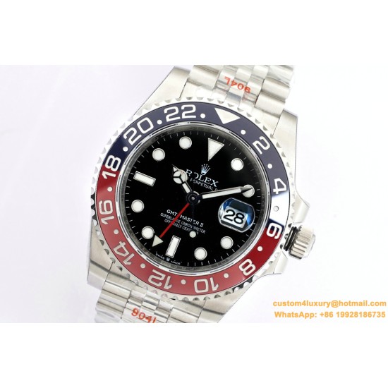 GMT Master II 126710 Pepsi 40mm Jub SS/SS Red/Blue EWF V2 VR3285