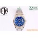 Datejust 126233 36mm Oys SS/SS Textured Blue/STK  Dial EWF VR3235