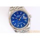 Datejust 126233 36mm Jub SS/SS Textured Blue/STK Dial EWF VR3235