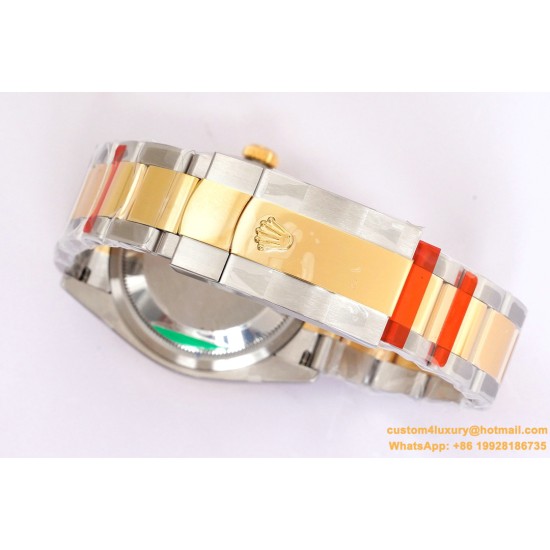 Datejust 126233 36mm Oys YG/SS Gold/STK Textured Dial EWF VR3235