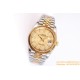 Datejust 126233 36mm Jub YG/SS Gold/STK Textured Dial EWF VR3235
