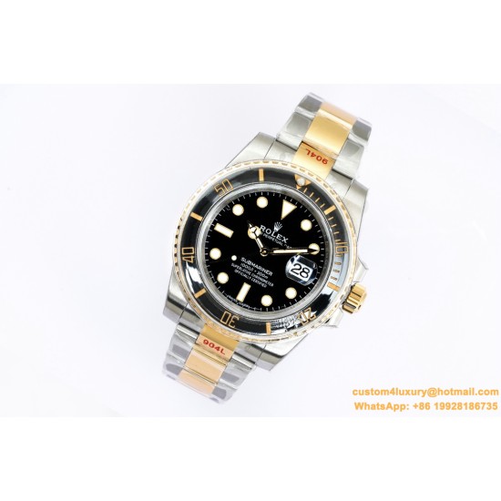 Rolex - Submariner 126613LN 904L YG/SS Blk EWF Asian 3235