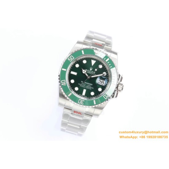 Submariner 116610LV Hulk 40mm SS/SS Green Dial EWF VS3135