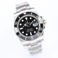 Submariner 124060 904L SS/SS Black EWF Asia 3135