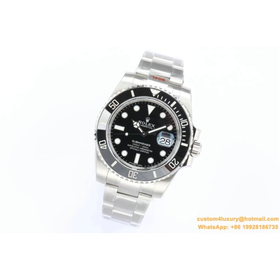 Submariner 124060 904L SS/SS Black EWF Asia 3135