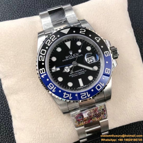GMT II 126710 Batman Oys 40mm SS/SS Black Clean DD3285 Super Clone