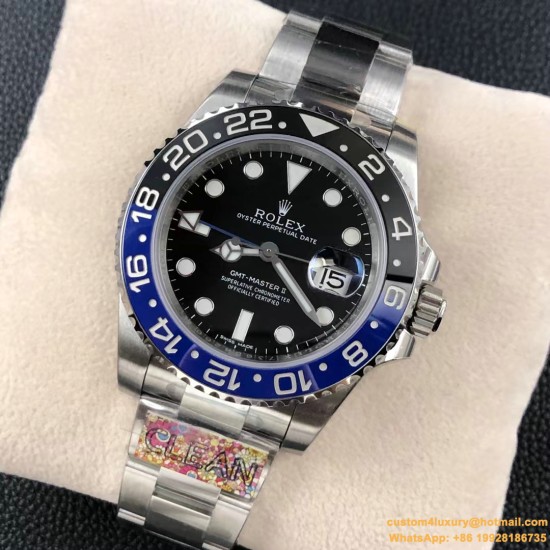 GMT II 126710 Batman Oys 40mm SS/SS Black Clean DD3285 Super Clone