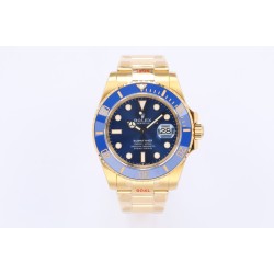 Submariner 126618LB 904L YG/YG Blue EWF Asian 3235