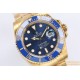 Submariner 126618LB 904L YG/YG Blue EWF Asian 3235