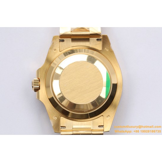 Submariner 126618LN 41mm 904L YG/YG Blk EWF A3235