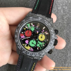 Daytona Diw 40mm Carbon/NY O Colorful Dial NOOB SA4130