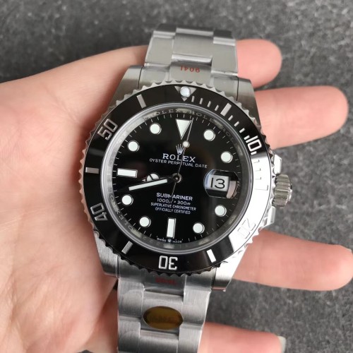 Submariner 116610LN 904L SS/SS Black V11 Noob SA3135