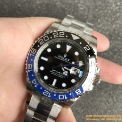 GMT II 116710BLNR 904L SS/SS Blk ARF Asia 3186 CHS