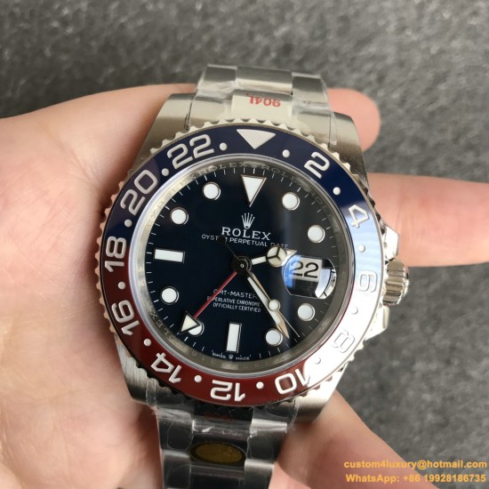GMT Master II 116719 40mm SS/SS Black Dial Noob V11 VR3186(Limited quantity)
