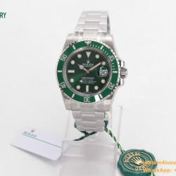 Submariner 116610LV Hulk 40mm SS/SS Green Dial VSF VS3135