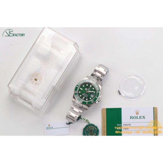 Submariner 116610LV Hulk 40mm SS/SS Green Dial VSF VS3135