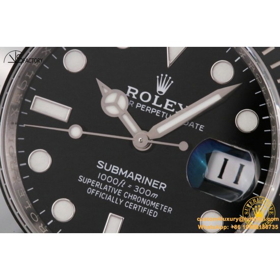 Submariner 126610LN 41mm SS/SS Black Dial VSF VS3235