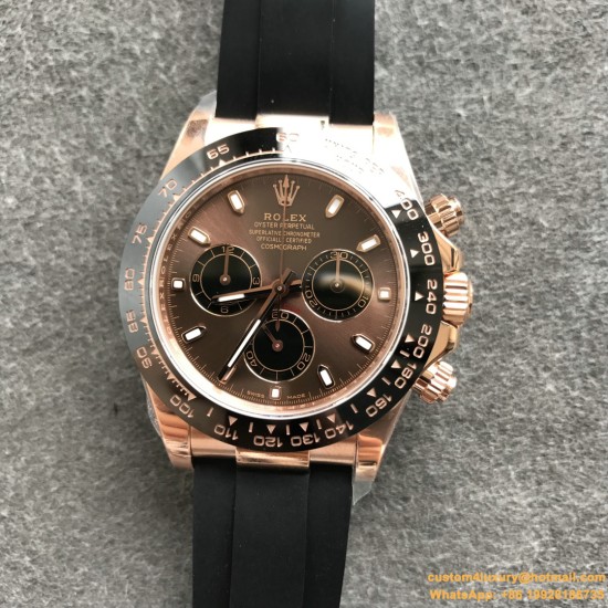 Daytona 116515 40mm RG/RU Brown Dial NOOB SH4130 V3(Gain Weight)