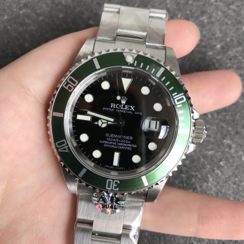 Submariner 116610LV Hulk 40mm SS/SS Green Dial ARF VS3135